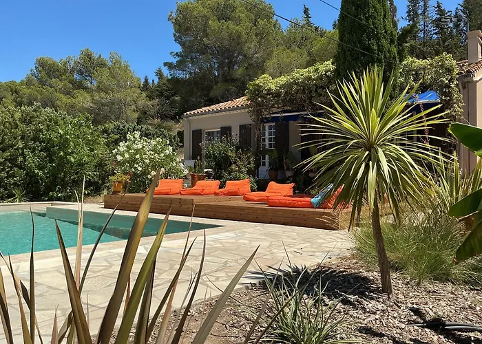 Jolie Au Calme Climatisée Grande Piscine Jardin * Peyriac-de-Mer