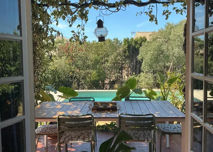Jolie Au Calme Climatisée Grande Piscine Jardin Peyriac-de-Mer